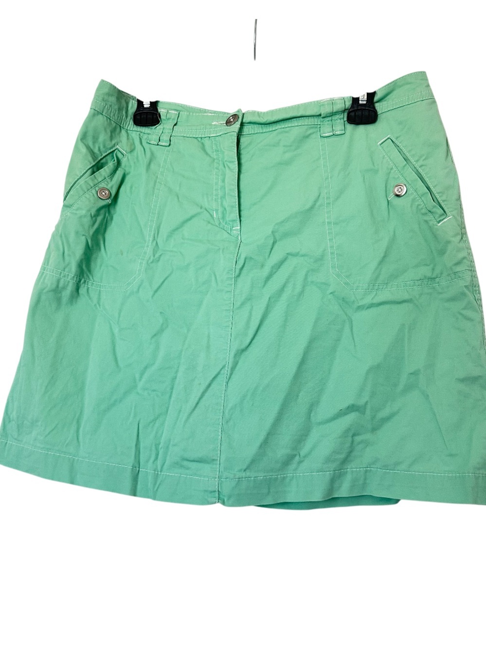 Karen Scott Mint Green A-Line Skirt size L